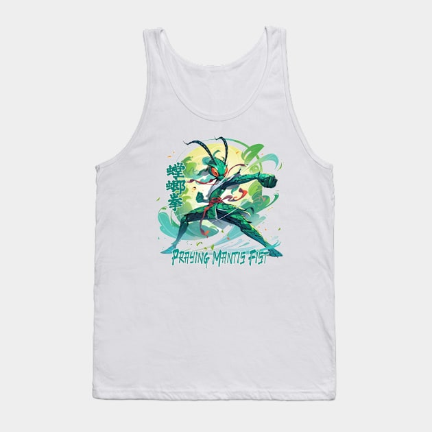 Praying Mantis Kungfu Tank Top by Genbu